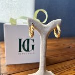 گوشواره حلقه ای مات